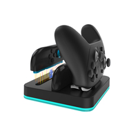 Station de charge pour manettes avec lumière RGB, double emplacement, charge rapide, protection contre les surcharges pour Nintendo Switch 2, accessoires de jeu