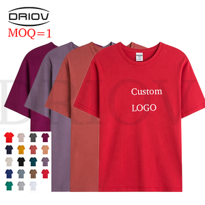 CUstom Logo 190g 100% Cotton Oversized Men's T-shirts Vintage Streetwear <strong>Plain</strong> Blank <strong>Tee</strong> Casual <strong>White</strong> Tops 2026 New Style - Product Image 2