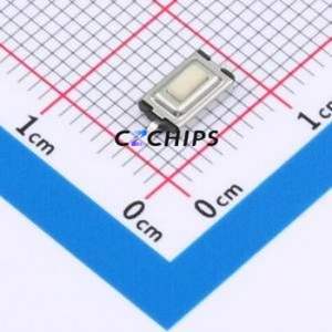 TS-1092S-S26 Tactile Switch SMD,6.1x3.5mm Switch Single Pole Single Throw Rectangle Button 2.6N Vertical Mount - Product Image 1