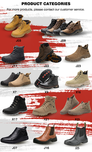 أحذية السلامة الصناعية للرجال من الفولاذ المقاوم للصدأ أحذية رياضية جلدية مقاومة للماء S3 أحذية عمل حقيقية مضادة للبكتيريا - Product Image 4