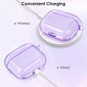 Mode cristal PC TPU dur Transparent étuis pour écouteurs pour <span class=keywords><strong>Airpods</strong></span> 1 2 3 Pro <span class=keywords><strong>coque</strong></span> transparente - Product Image 3