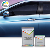 Meklon 2K High Glossy Car Refinish Clear Coat Liquide de pulvérisation de peinture automobile avec acrylique et résine pour la restauration de peinture automobile