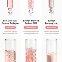 Sérum ADN de saumon PDRN à marque privée, complexe de niacinamide, éclat naturel de la peau, hydratant et raffermissant pour tous types de peau