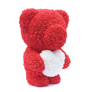 Di Yiwu Fabbrica Artificiale di Alta Qualità di Schiuma Orso Rosa di Peluche Rosa Orso 40 Centimetri per San Valentino - Product Image 1