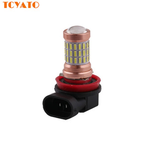 TCYATO H4/H7/H11/9005/9006 Lámpara LED Antiniebla Delantera para Automóvil H8 60smd Decodificación 4014 <span class=keywords><strong>Anti</strong></span>-<span class=keywords><strong>alarma</strong></span> - Product Image 1