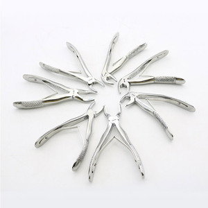 Adult Dental Extraction Forceps Set (10 Pieces) Children's Orthodontic Forceps Set (7 Pieces) Dental <b>Surgical</b> <b>Instruments</b> - Product Image 1