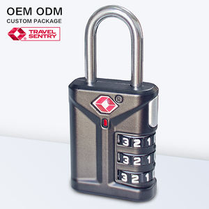 カスタマイズされたリセット3桁コンビネーションコードロックファッションキーレスコンビネーションバッグロック - Product Image 1