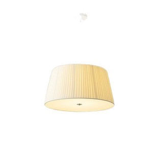 Cream Colored Round Chandelier Led <b>Light</b> E27 Single Head For Bedroom Living Room Modern Simple Style - Product Image 3