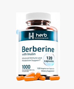Capsules de berbérine en marque privée OEM/ODM - Complément de berbérine naturelle de haute pureté - Product Image 1