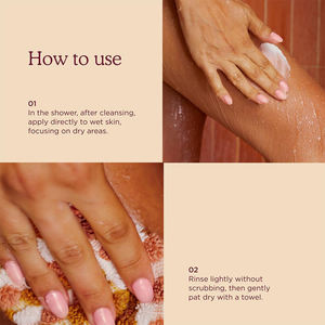 Hydratant Doux Après la Douche, <span class=keywords><strong>Masque</strong></span> Corporel Hydratant Intense avec Huile de Coco, Jojoba, Beurre de Karité et Glycérine - Product Image 5