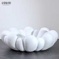Ensemble d'Assiettes et Plats de Luxe en Céramique Faits à la Main, Formes Irrégulières, Sur Mesure pour Dîner et Fruits