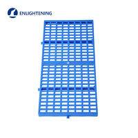 Plancher à lattes en HDPE 4 voies pour palettes Euro, construction intégrale stable et sécurisée pour l'entreposage quotidien de marchandises en entrepôt et supermarché