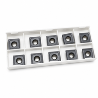 Plaquettes de fraisage en carbure CNC SDMT120408-D57 SDMT120405 pour l'usinage de l'acier inoxydable