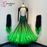 B-23057 personnalisé nouvelle robe de danse de salon standard international robes de danse de salon en soie perlée de haute qualité à vendre