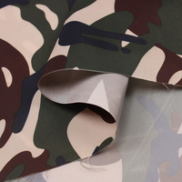 Tissu imprimé camouflage en microfibre haute densité 300T, résistant à l'usure, coupe-vent, pour vêtements d'extérieur