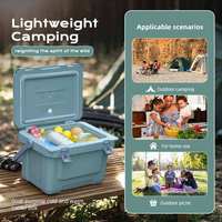 LIHENG Glacière isotherme portable 22L en PP pour camping, pique-nique, chasse - Étanche et rotomoulée