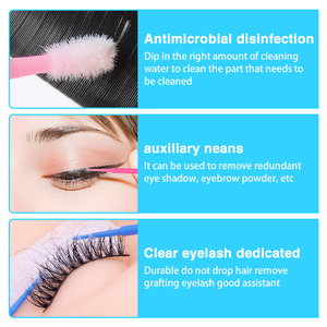 100pcs Disposable Cotton <b>Micro</b> Applicator Brush for Eyelash <b>Extension</b> Makeup Application - Product Image 4