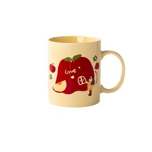 Taza de cerámica de 350 ml con diseño de frutas y dibujos animados, serigrafiada, para café, té, regalo. - Product Image 5