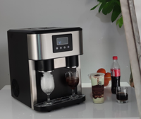 Machine à glace portable en métal violet, pour la maison, en solde