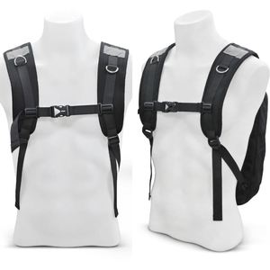 Trendy Portable Adjustable Durable Padded Black Polyester/Nylon Caisheng Backpack Shoulder Straps Replacement for Dry Bags - Product Image 2