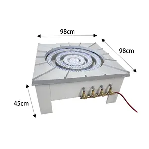 Manufacturer Industrial Casting Iron Gas Stove Single Burner For Cooker Outdoor Household And Hotel Use Compatible With LPG Gas