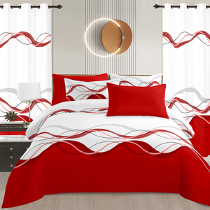 Vente en gros usine : Ensemble de literie imprimé 8 pièces, drap-housse et drap plat assortis, pour les boutiques des Caraïbes et les grossistes de Floride 2026 - Product Image 2