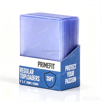 Porte-cartes de visite personnalisé en PVC 35PT, protège-cartes Top Loader 3x4, pochettes de protection Premium 35pt, lot de 25 Toploaders, lot de 100 Toploaders