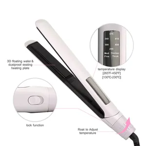 Spiraal Verwarming Panel Anti-Brandwonden Stijltang Draaien Verstelbare Temperatuur Mch Verwarming Twee-In-Een Haar Krultang flat Iron