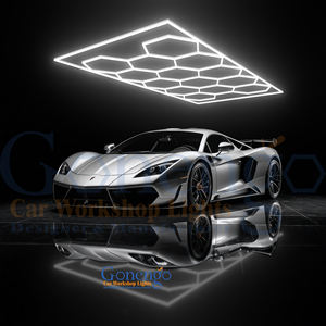 Nouvelle usine Super lumineux Auto détaillant le cadre 6500K salle de sport Garage hexagone <span class=keywords><strong>néon</strong></span> - Product Image 4