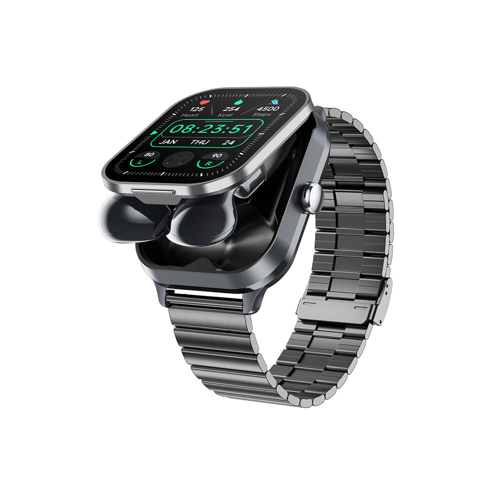 Bracelet gris + acier