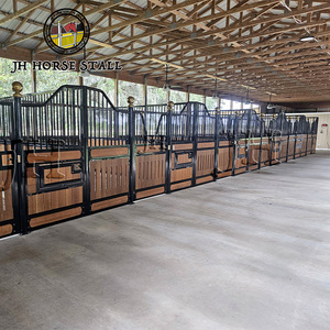 JH European Style Permanent Bamboo Outside Permanent <strong>Horse</strong> Stable Panel Box Durable <strong>Horse</strong> Stalls <strong>for</strong> <strong>Sale</strong> - Product Image 1