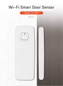 {Manufacturer} Détecteur de porte/fenêtre sans fil WiFi Tuya, alarme de sécurité, capteur de porte compatible Alexa Google Home - Product Image 4