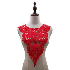 Tridimensional hueco bordado soluble en agua encaje Collar flor leche seda ramillete DIY encaje accesorios parches 3D característica - Product Image 6