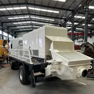 Pompa beton truk baru Diesel bertenaga kualitas tinggi truk pompa beton kecil dengan Motor mesin andal untuk penggunaan di rumah