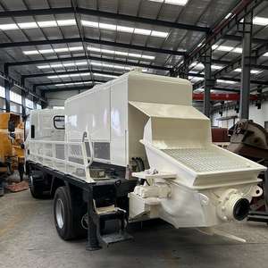 Nouvelle <span class=keywords><strong>pompe</strong></span> à béton montée sur <span class=keywords><strong>camion</strong></span>, <span class=keywords><strong>avec</strong></span> moteur diesel, <span class=keywords><strong>pompe</strong></span> à béton de haute qualité, petite <span class=keywords><strong>pompe</strong></span> à béton pour usage domestique - Product Image 3