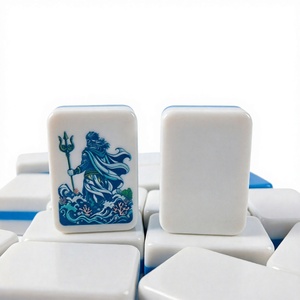 Juego de Mahjong Americano de Melamina de Lujo, 166 Fichas Resistentes a los Arañazos, para 4 Jugadores - Product Image 4
