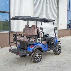 Voiturette de golf électrique zéro émission 4 places, moteur super silencieux, faible entretien pour les trajets inter- quartiers, service OEM ODM personnalisé - Product Image 2