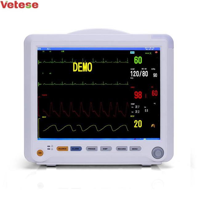Hospital Portable Color LCD Multi-language Multi Para Monitor for Veterinary Use