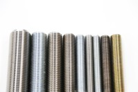 Din 975 3/8" 5/16" Threaded 3-meter Carbon Steel Grade 5.8 Fastener Rod Galvanized Stud 10.9 Threaded Black