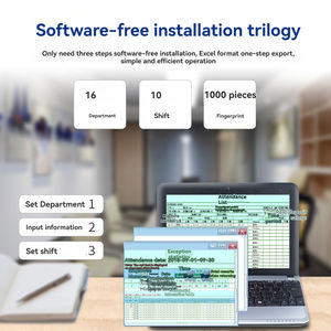 เครื่องบันทึกเวลาเข้าออก 25 ภาษา รองรับการสแกนลายนิ้วมือ วัสดุสแตนเลส 304 เชื่อมต่อเครือข่าย TCP/IP ความถี่ 13.56mhz ระยะตรวจจับ 0-7 เมตร รองรับ Windows 10 - Product Image 4