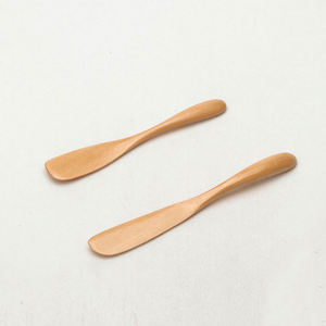 수제 일본 미니 천연 대나무 나무 땅콩 나무 치즈 버터 나이프 스프레더 - Product Image 4