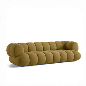 Nuevo Sofá de Terciopelo Elegante de Alta Calidad - Sofá Recto de Lujo Intermede Chic, Moderno para Sala de Estar - Product Image 2