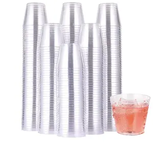 0.5 1 2 3 oz Plástico Descartável PS Shot Glass Copos Taça de Degustação Ideal para Uísque, Degustação de Vinho e Amostras de Alimentos