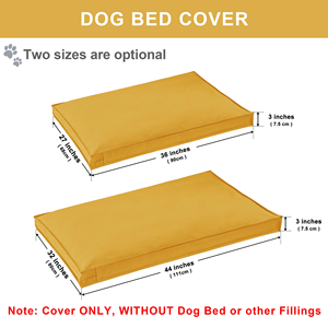 Coussin pour animaux de compagnie en toile, design tendance, lit pour chien - Product Image 2