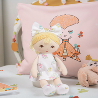 Poupée de chiffon noir fille poupées en peluche douce princesse poupée de chiffon bébé jouet