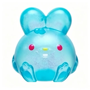 Stress Relief Glitter Bunny Squeeze Toy TPR <b>Material</b> Non-toxic Odorless Environmentally Friendly and Stress-relieving. - Product Image 6