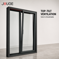JOUGE Fenêtre en aluminium à drainage dissimulé Venice 95c 44mm avec bande thermique et verre Low-e pour économie d'énergie dans la construction