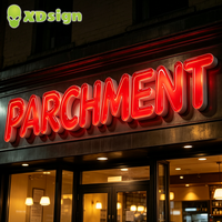 Lettres lumineuses LED personnalisées en acrylique 3D, résistantes aux UV, certifiées CE IPx7, pour enseignes publicitaires extérieures