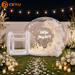Ceyu Maison Bulle Gonflable Commerciale pour Demande en Mariage, Arche <span class=keywords><strong>de</strong></span> Ballons Néon 'Marry <span class=keywords><strong>Me</strong></span>', Glamping, Événement Extérieur Romantique, Vente en Gros - Product Image 1