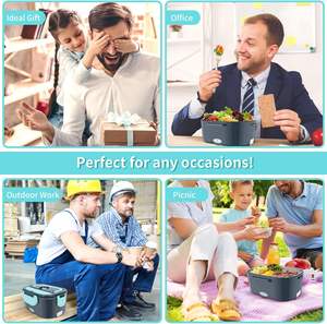 Chauffe-plat portable 350W en acier inoxydable 2,4L pour la maison et l'extérieur – Vente en gros - Product Image 5